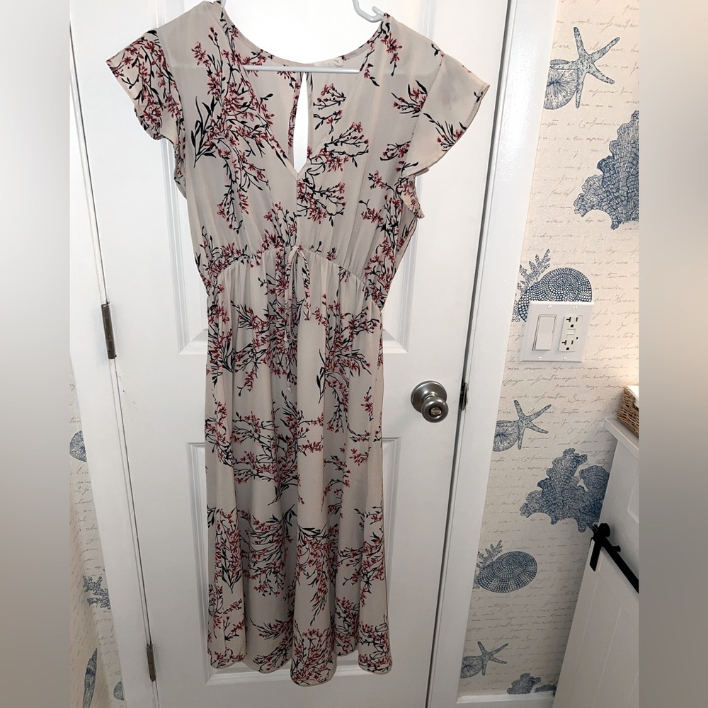 Floral Print Women's Dress